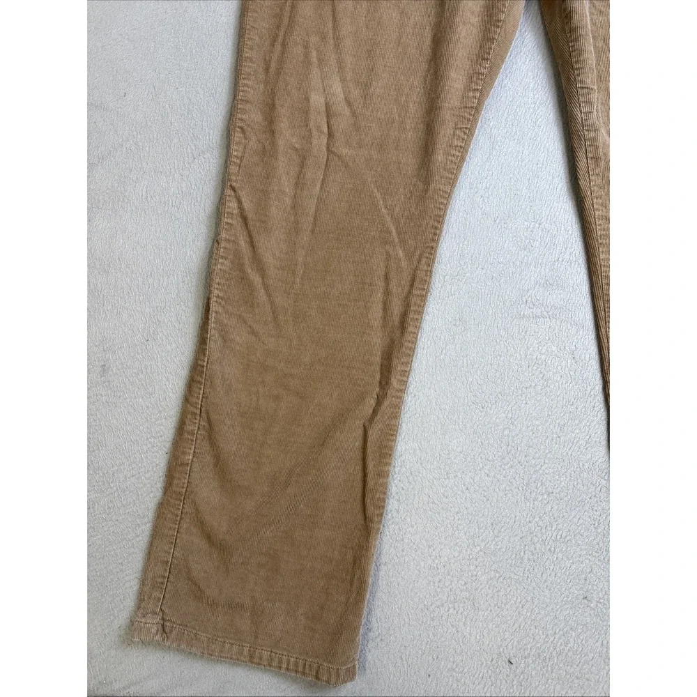 Nautica Pants Men's Size 38x32‎ Brown Corduroy Straight Fit Stretch Casual